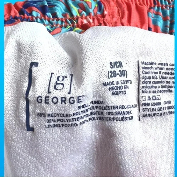 Tropical Board shorts / Swim Trunks - Size Small (28/30) - Picture 7 of 11